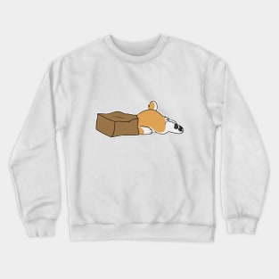 Tired corgi Crewneck Sweatshirt